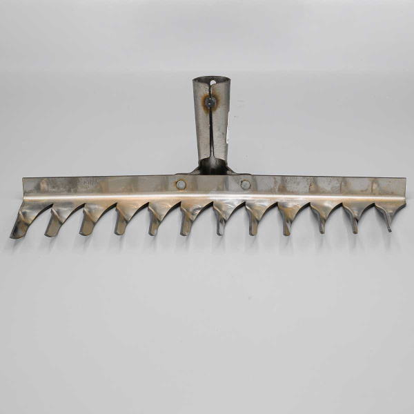 Грабли витые 12-ти зубчатые нержавеющая сталь клепанные б/ч*10