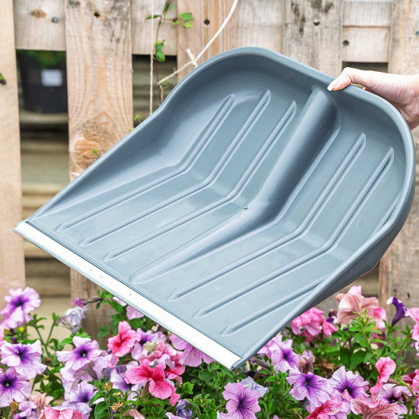 Лопата снеговая Батыр 480х400 д40 черная