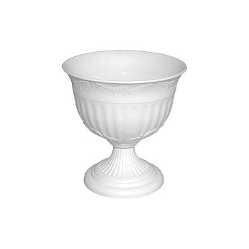 Вазон "Венеция" №2 (2,5л) белый 07182 Милих (20)