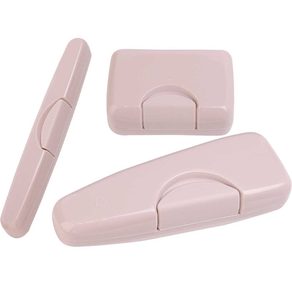 Набор мыльница+футляры для бритвы и щётки Трио х35 