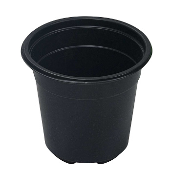 Горшок 0,3 л для рассады 9х8,1 черный Агроэкодом 