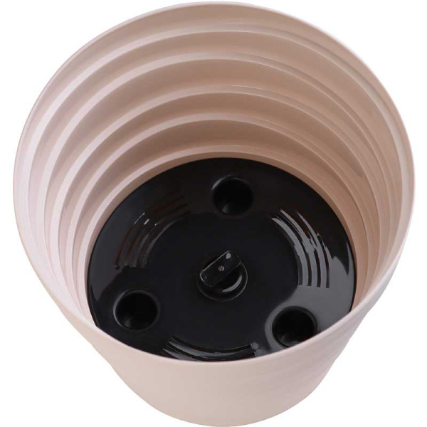 Кашпо БАРХАН 0,9л Кремовый КШ-4315 х30 