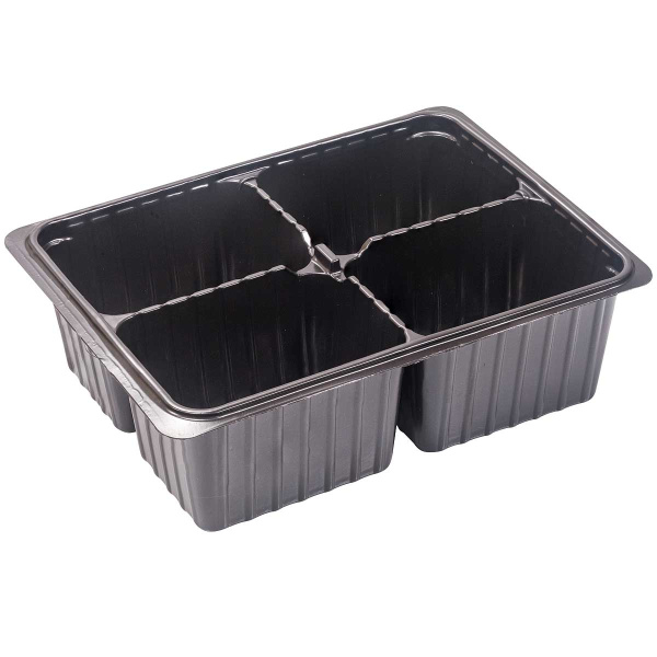 Кассета для рассады мини 4 ячейки (18*13,5*6 см) 