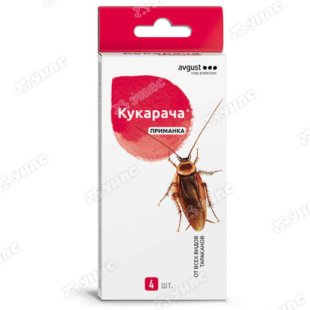 Кукарача (приманка) 4шт.х1,5г. Август х50