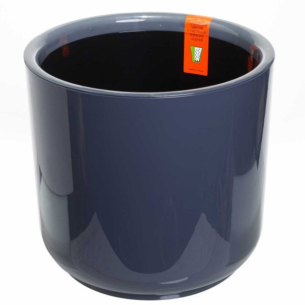 Горшок "Дельта" 17,3л Антрацит Д30-12 Ливингрин 