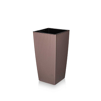 Кашпо Камелия РОТАНГ 9/20л серо-коричневый 594 х4 