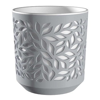 Кашпо Leaves 8л Серый/Белый КШ-5835 х6 