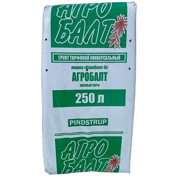 Торф 250л.(кипа) АГРОБАЛТ-Верховой 1/15 САМОВЫВОЗ 