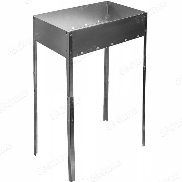 Мангал "Жираф" 500х300х850х0,7мм складные ножки, без шамп.в пленке