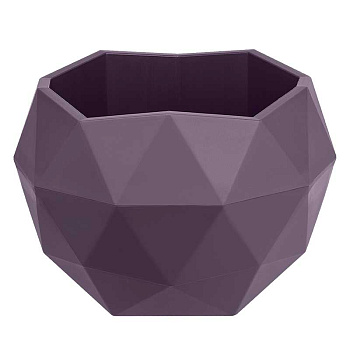 Кашпо Топаз 2,5 л Сливовый КШ-9129 ВМС х9 