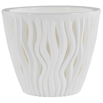 Кашпо Вдохновение  2,25л Белый КШ-5738 ВМС(16) 