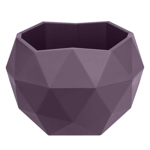 Кашпо Топаз 2,5 л Сливовый КШ-9129 ВМС х9 