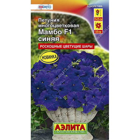 Петуния Мамбо синяя Аэлита Ц 