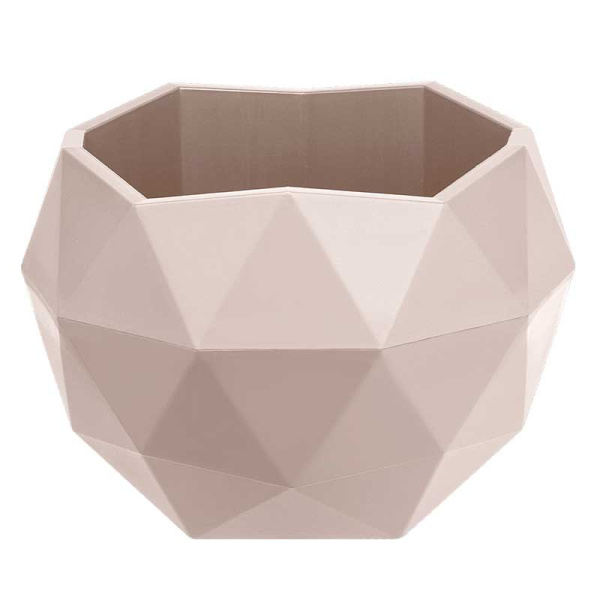 Кашпо Топаз 0,45 л Пудровый КШ-9113 ВМС х27 