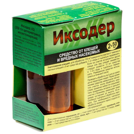 Иксодер 2х50 мл ВХ (от клещей) х34