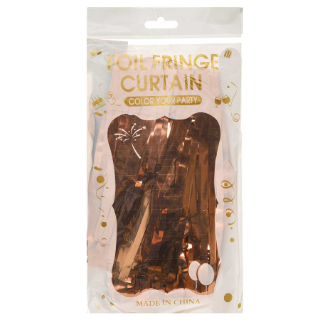 Занавес 9222-20-4 из дождя 1*1,9м Бронза(600)