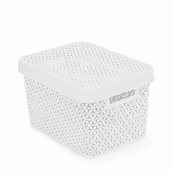 Корзина Элемент 17л белый БШ9019 х8