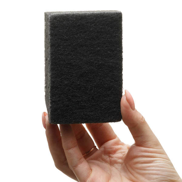 Губка для посуды крупнопористая черная Перфера (10шт) х8