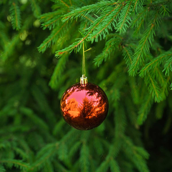 Шар JY-10 4 шт 8 см глянцевые микс (64)