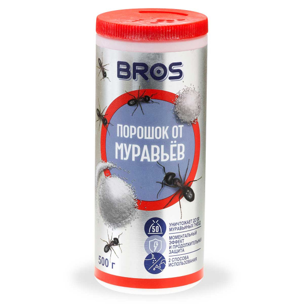 Порошок 500гр. от муравьев BROS х9/12