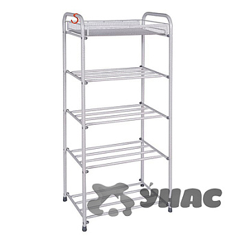 Подставка д/обуви Альфа 15 бел(5-ипол.40смПДОА15Б)420*300*950