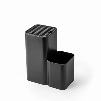 Подставка для столовых приборов черный БШ9081 х8