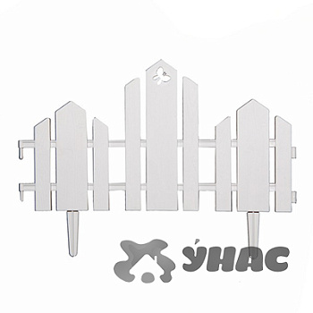 Заборчик декор."Чудный сад" 19см*1,7м 5шт Цвета в ассортименте КП