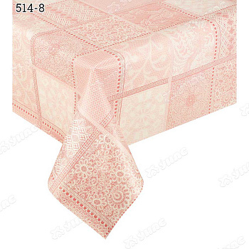 Клеенка н/о 135*20  ПЕРФЕКТ 514/8(ажур,роз)Тверь
