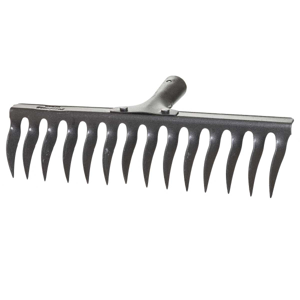 Грабли витые 14-ти зубчатые (рельсовая сталь) без черенка