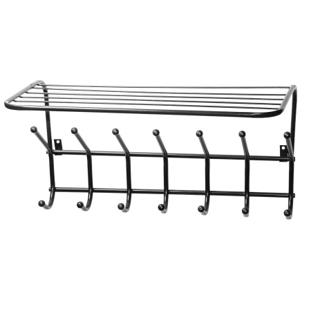 Вешалка наст. с полк."Престиж" 7-ти рожк. ВСП-117 Черная