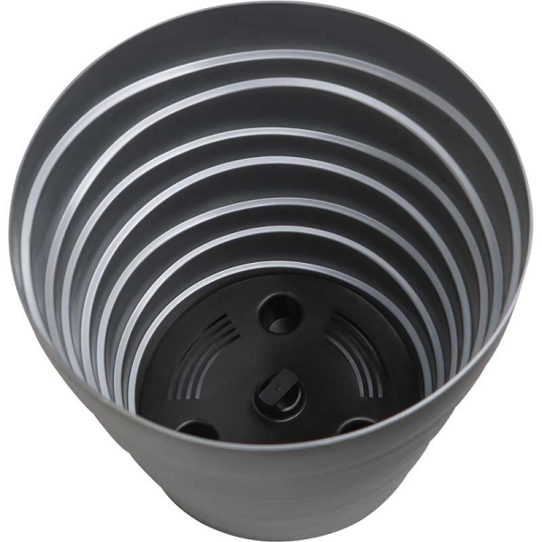 Кашпо БАРХАН 2,25л Серебряный КШ-4389 х16 