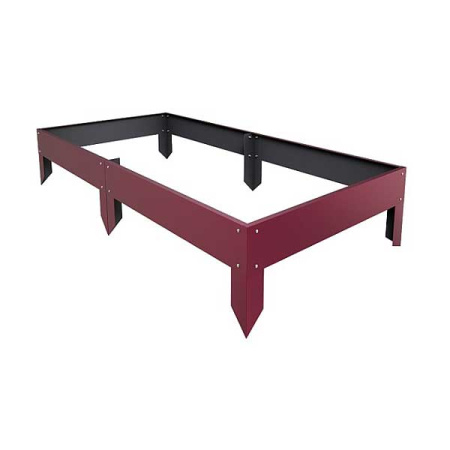 Грядка Лето-6 ВЫСОКАЯ Винно-красный 190*95*31,6см 1шт