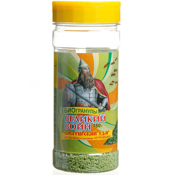 Великий воин БИО-гранулы 180г от муравьев  х18