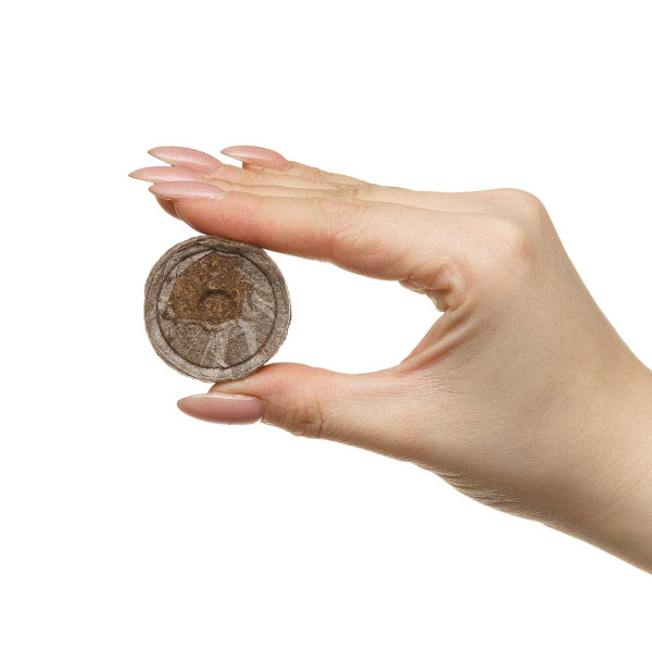 Торфоперегнойные таблетки Turbo (41мм)Цена за КОРОБКУ х480шт. 