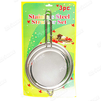Сито НАБОР 3пр 7/8/10 см с нерж сеткой NA023/138AL х144