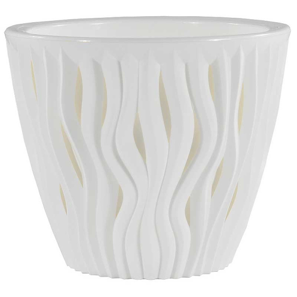 Кашпо Вдохновение  4,5л Белый КШ-7931 ВМС(10) 