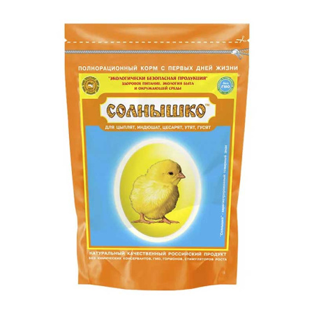 Корм "Солнышко" 3 кг для цыплят