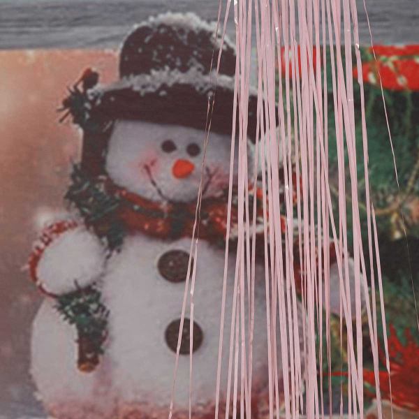 Дождь новог. 9222-23-07 1,5м розовый акрил (ЦЕНА за 10шт)