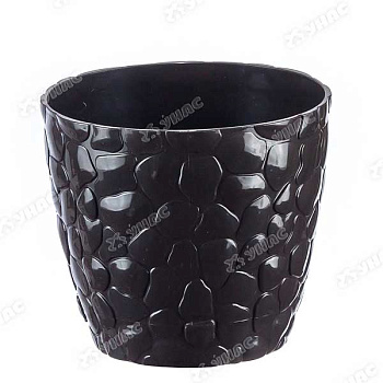 Кашпо Камни 260мм 8л. коричневый  М3171 (12) 