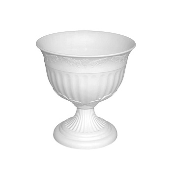 Вазон "Венеция" №3 (5л) белый 07183 Милих (10)