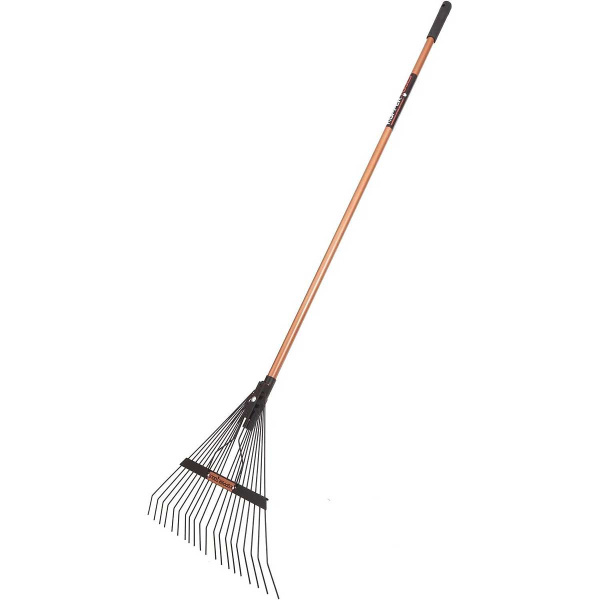 Грабли веерные металлические 20 зубьев KOPPER TOOLS с дюралюминиевым черенком ФИ.076-02