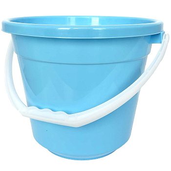 Ведро 7л ЛАЙТ голубое б/крышки (Д267*228мм) Беларусь 321813
