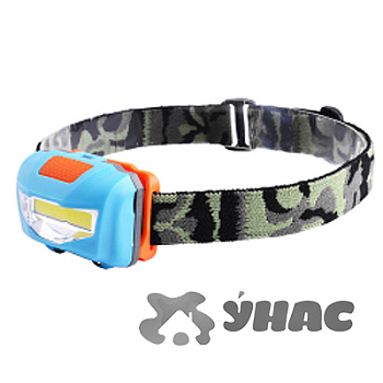 Фонарик налобный 6*4 см. NA1706 (240)