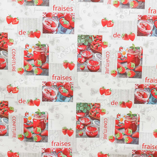 Клеенка н/о 135*20  ПЕРФЕКТ 587/15 клубника Тверь