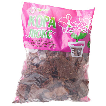 Кора сосновая 2л АНГАРСКАЯ ЛЮКС Ивановская Цветочная Оранжерея х20 