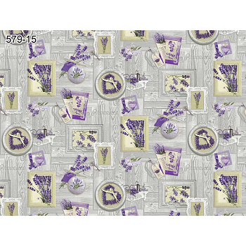 Скатерть Стиль с бейкой 135*180 579/15 лаванда Т