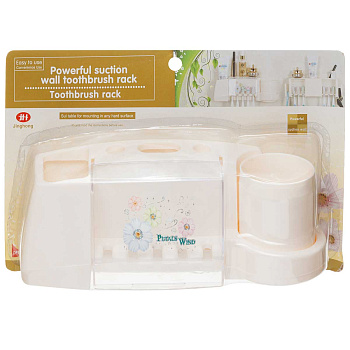 Полка для ванной NA2568 настенная для зубных щеток (200) 