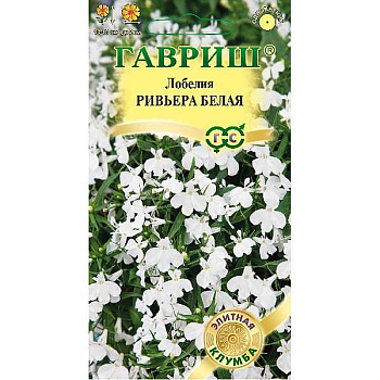 Лобелия Ривьера Белая Гавриш Ц 