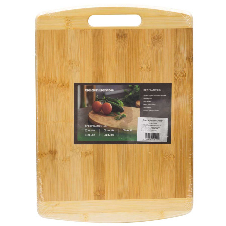Доска разделочная бамбук 26*36см NA2698 (10)
