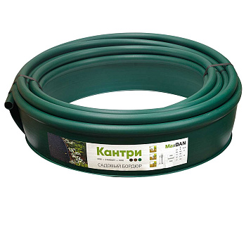 Лента бордюрная Кантри ЗЕЛ 11*2см 10м